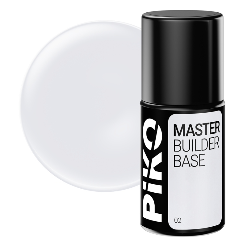 Baza de unghii Piko, Master Builder, 7g, 02 Baby White