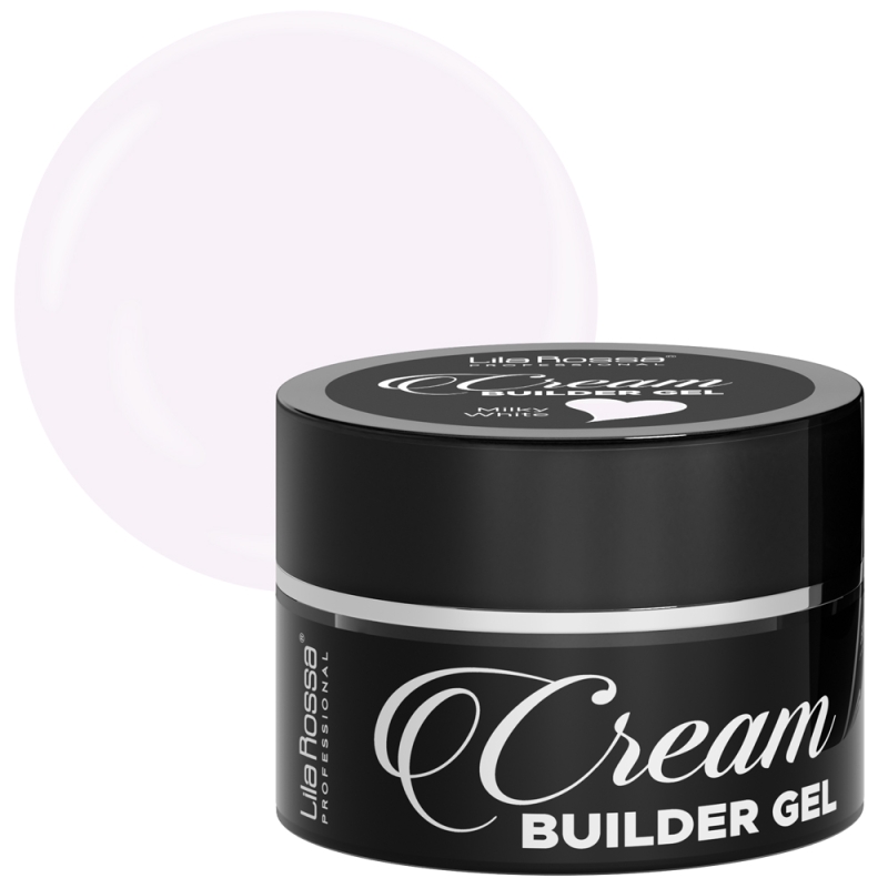 Cream Builder Gel Lila Rossa, Milky White, 50 g