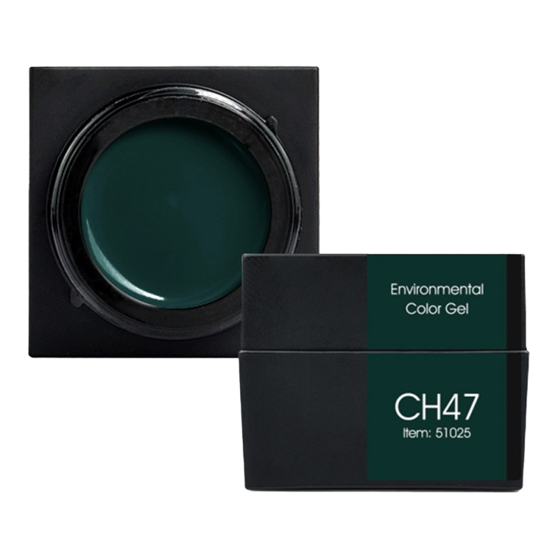 Gel color Canni Mud, verde inchis, 5 ml, CH47