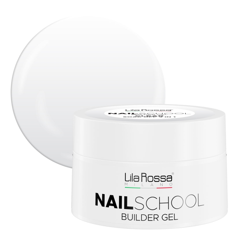 Gel constructie Lila Rossa Nailschool, 30 g, soak off 3 in 1 clear