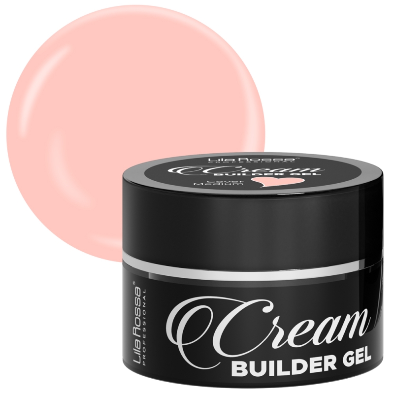Gel de constructie, Lila Rossa, Cream Builder Gel, Cover Medium, 5 g