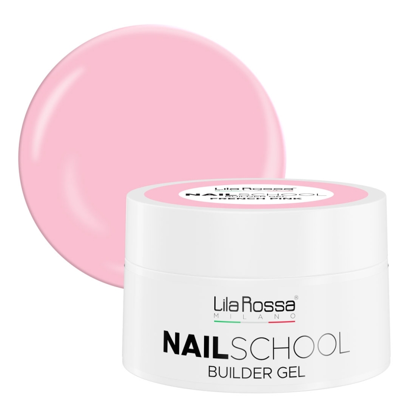 Gel de constructie Lila Rossa NailSchool, 100 g, French Pink