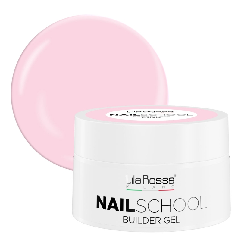 Gel de constructie Lila Rossa NailSchool, 100 g, Pink