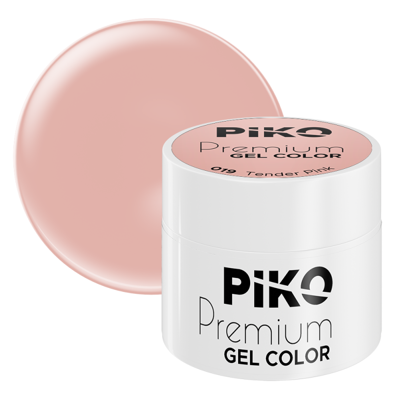 Gel UV color Piko, Premium, 5 g, 019 Tender Pink