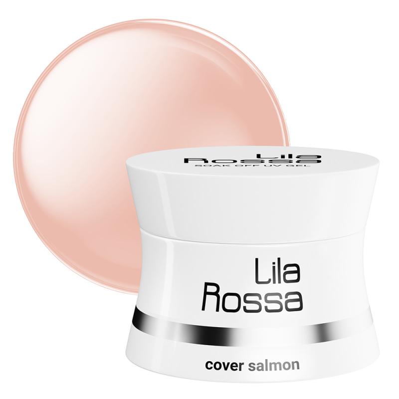 Gel UV de constructie Lila Rossa, Soak off, 15g, Cover Salmon