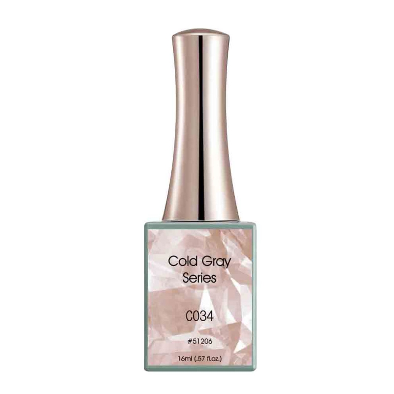 Oja semipermanenta Canni, Cold Gray, 16 ml, c034