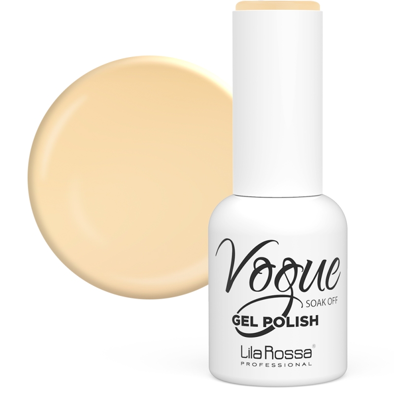 Oja semipermanenta Lila Rossa Vogue 117 banana cream lucios 10 ml