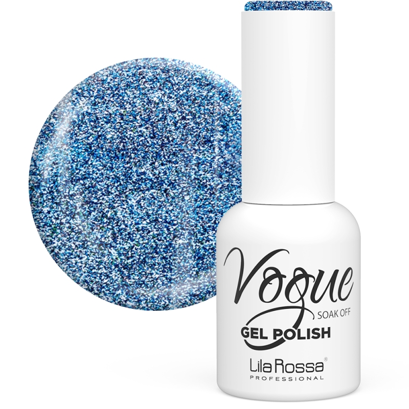 Oja Semipermanenta Lila Rossa, Vogue Platinum, nuanta 857, Steel Blue, 10 ml