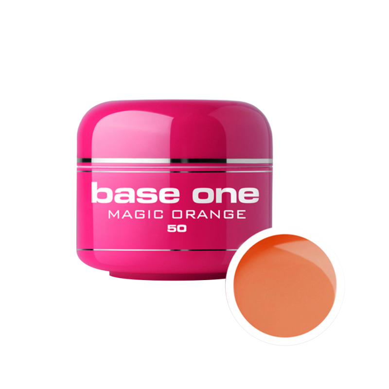 Gel UV color Base One, 5 g, magic orange 50