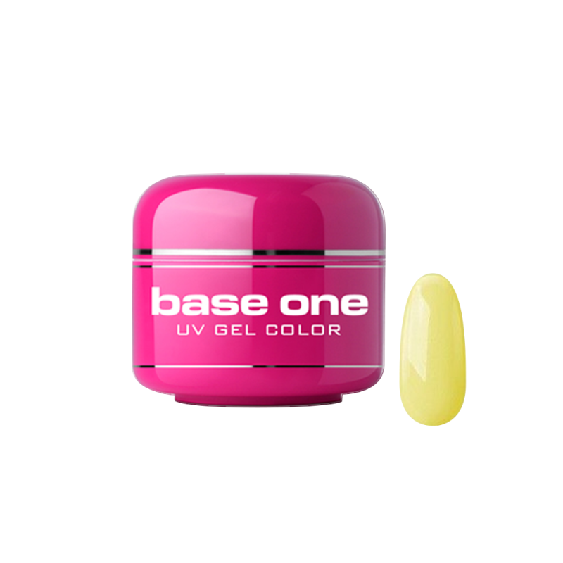 Gel UV color Base One, 5 g, Pastel, yellow 01