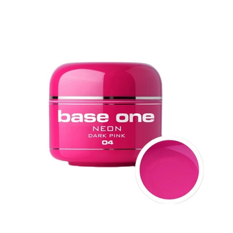 Gel UV color Base One, Neon, dark pink 04, 5 g