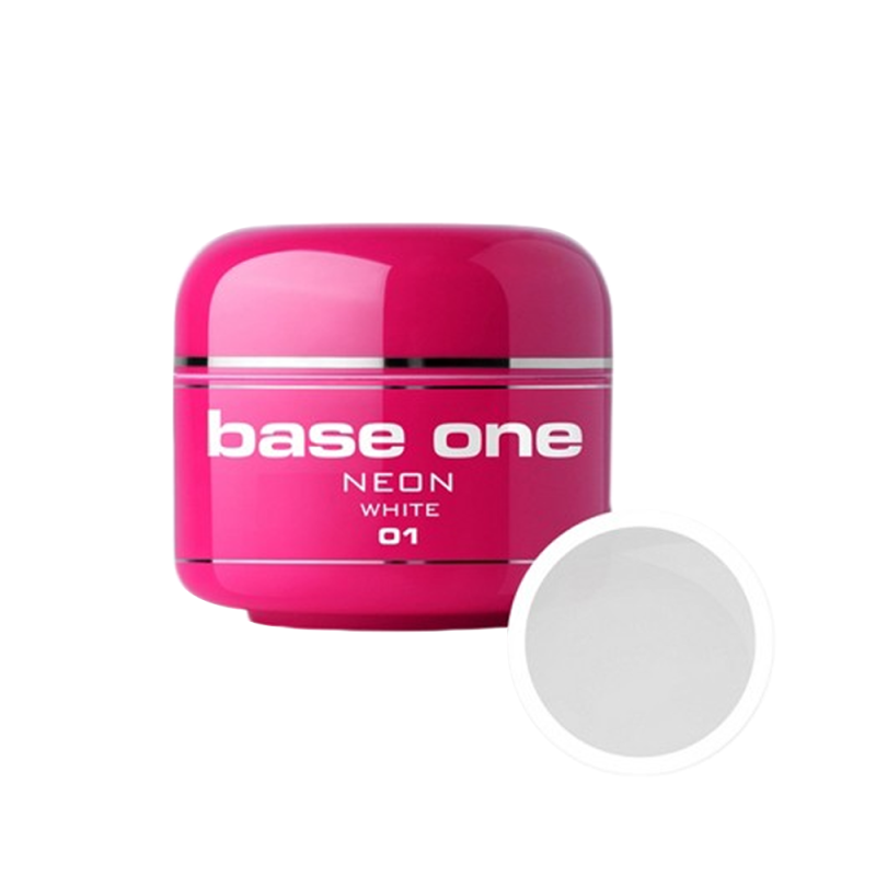 Gel UV color Base One, Neon, White 01, 5g