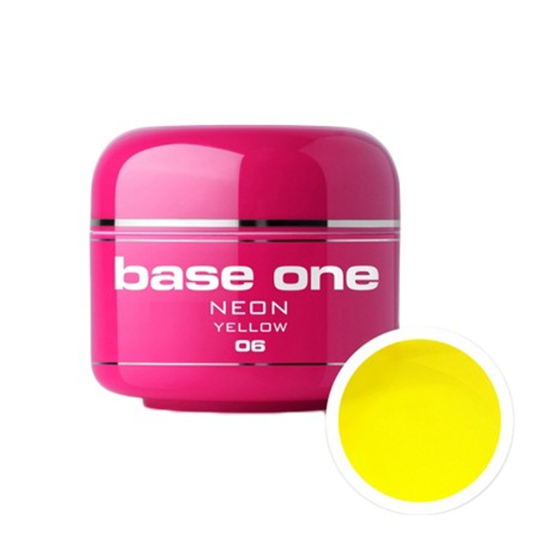 Gel UV color Base One, Neon, yellow 06, 5 g