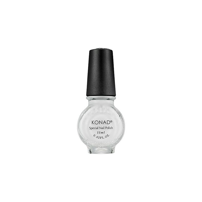 Konad lac de unghii 11 ml pentru stampila large nail - s01 White