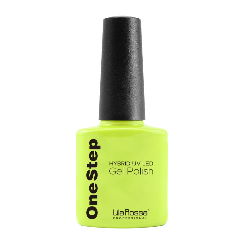 Oja semipermanenta, Lila Rossa, OneStep, 3 in 1, 010 green neon, 7 ml