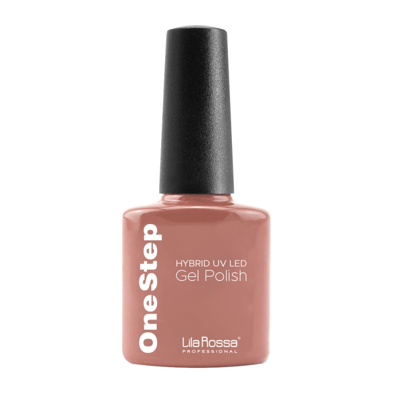 Oja semipermanenta, Lila Rossa, OneStep, 3 in 1, 055 dark salmon, 7 ml