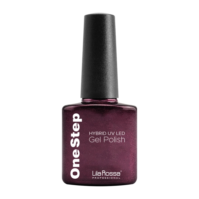 Oja semipermanenta, Lila Rossa, OneStep, 3 in 1, 056 dark red, 7 ml