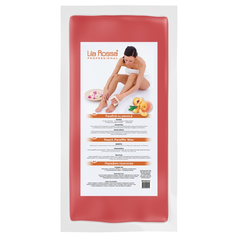 Parafina cosmetica, Lila Rossa, cu aroma de piersica, 450 g