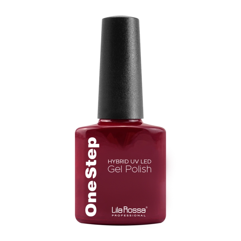 Oja semipermanenta, Lila Rossa, OneStep, 3 in 1, 071 dark red, 7 ml