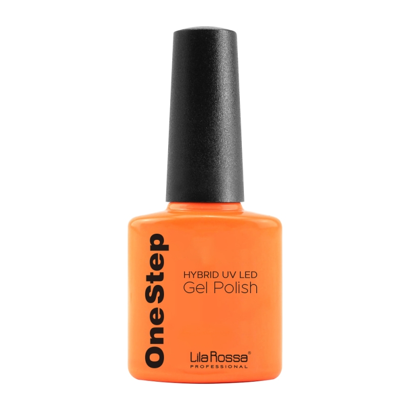 Oja semipermanenta, Lila Rossa, OneStep, 3 in 1, 099 orange, 7 ml