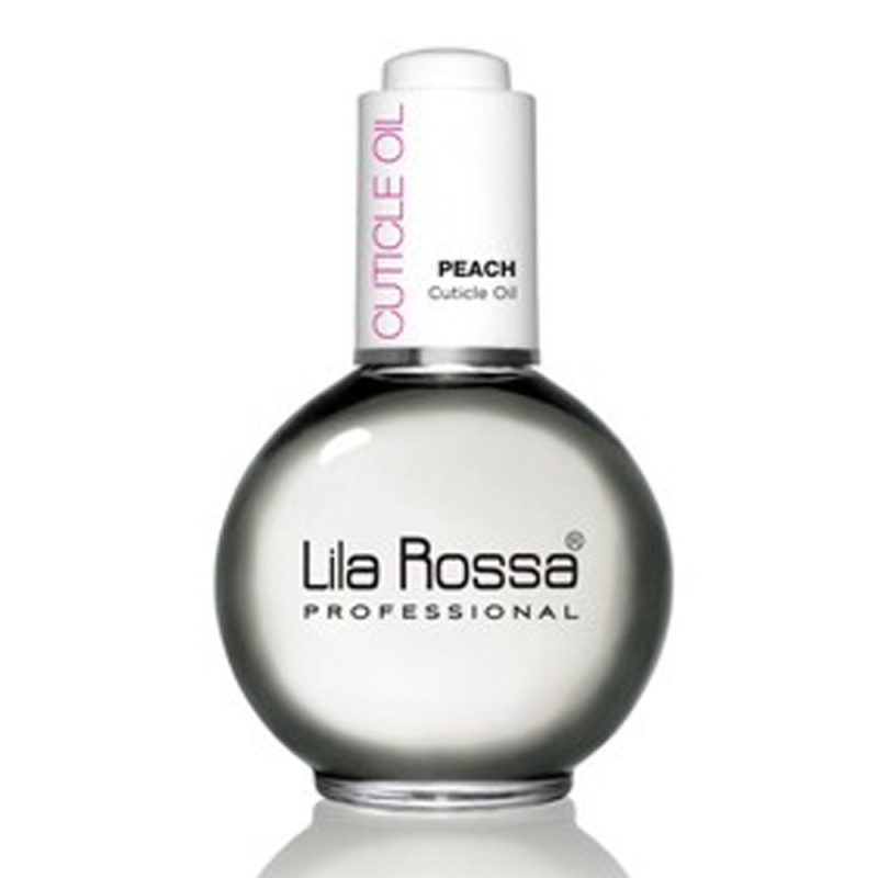 Ulei cuticule cu pipeta, Lila Rossa, aroma Peach Clear, 75 ml