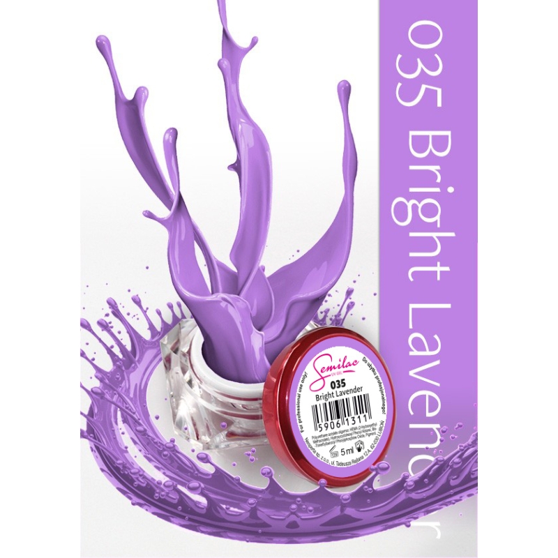 Gel uv color Semilac, Bright Lavender 035