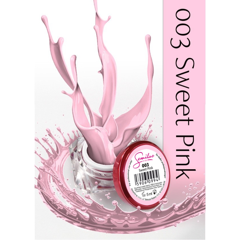 Gel uv color Semilac, sweet pink 003