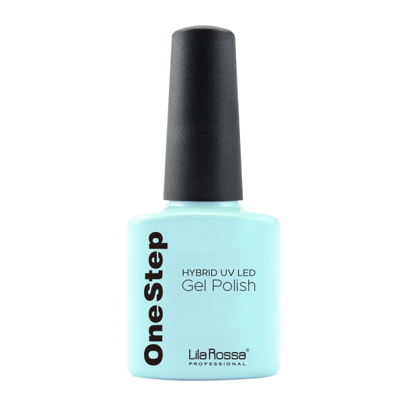 Oja semipermanenta, Lila Rossa, OneStep, 3 in 1, 122 powder blue, 7 ml