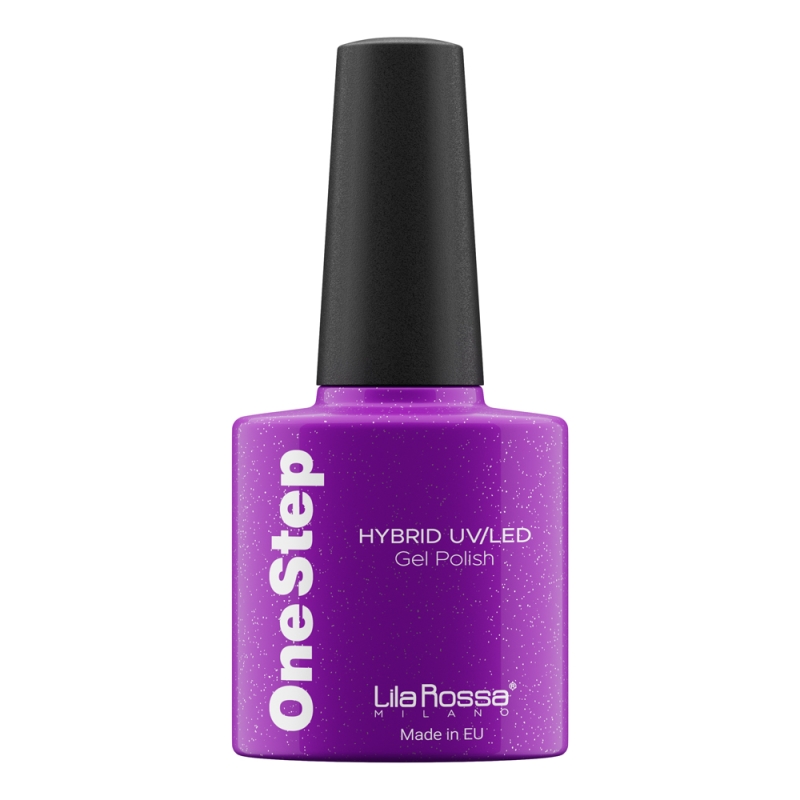 Oja semipermanenta, Lila Rossa, OneStep, 3 in 1, 128 blue violet, 7 ml