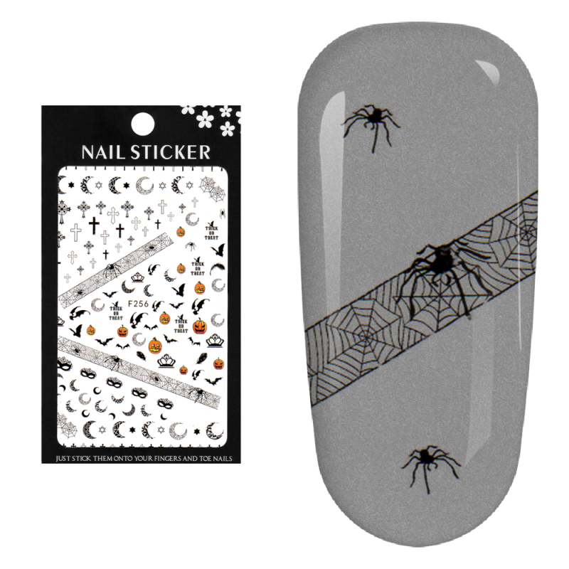 Stickere pentru decor unghii Lila Rossa, pentru Halloween, f256