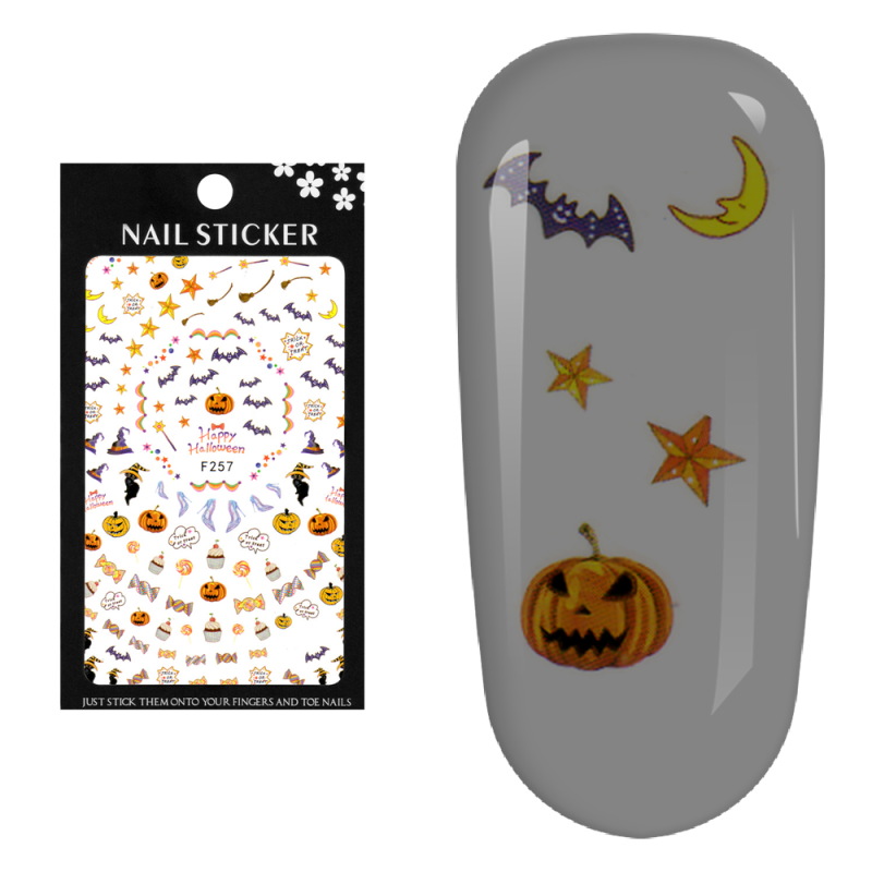 Stickere pentru decor unghii Lila Rossa, pentru Halloween, f257