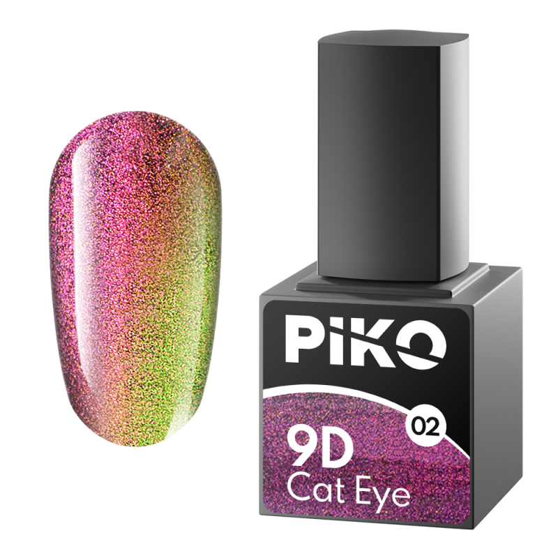 Oja semipermanenta Piko, 9D Cat Eye, 8g, nuanta 02