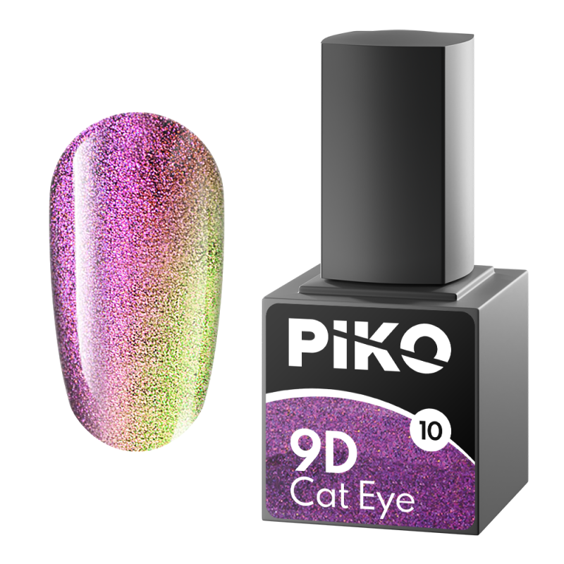 Oja semipermanenta Piko, 9D Cat Eye, 8g, nuanta 10