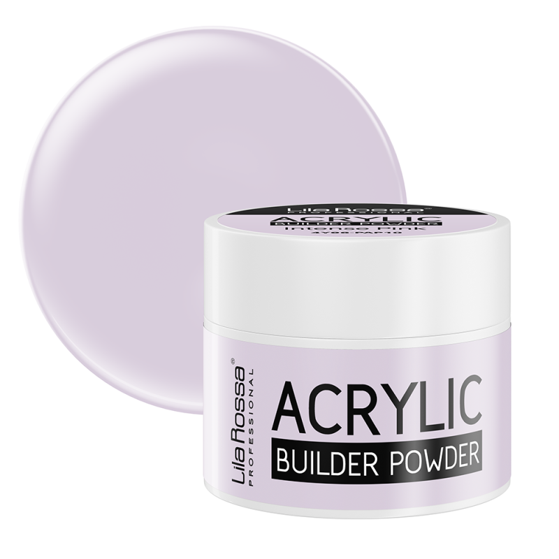 Pudra acrilica constructie, Lila Rossa, 60 g, Intense Pink