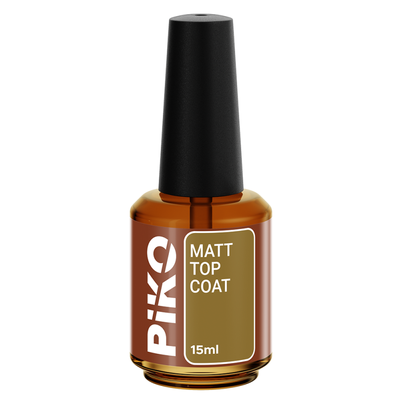 Top coat Matt pentru lac de unghii clasic, Piko, 15 g