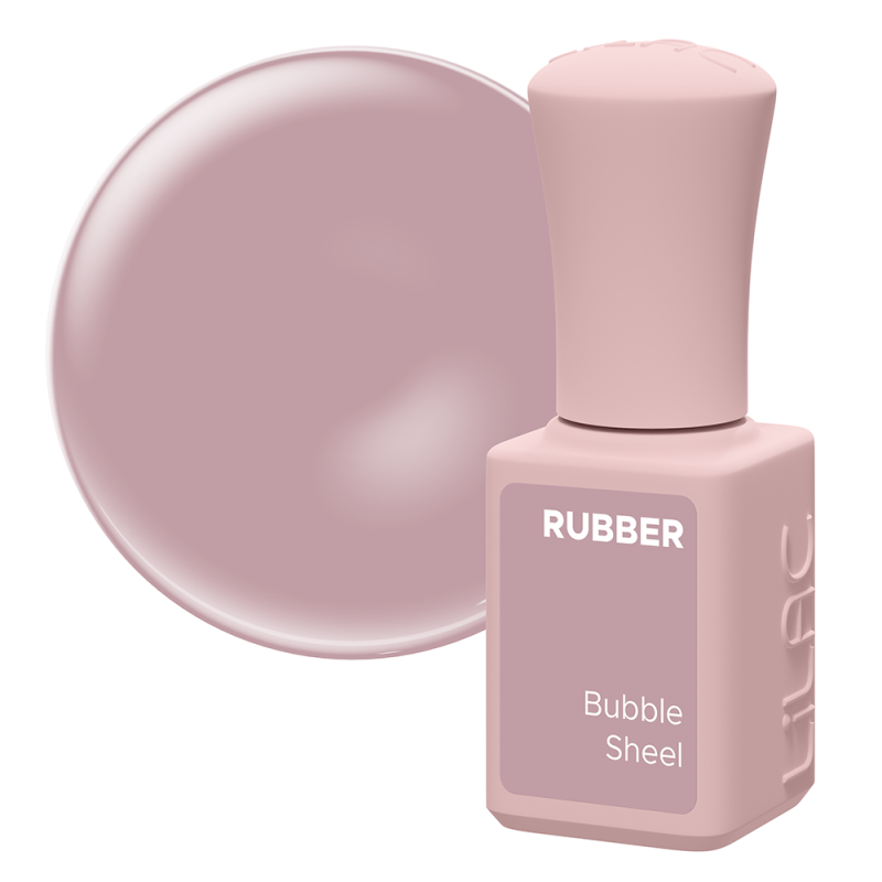 Oja semipermanenta Lilac Rubber Bubble Sheel