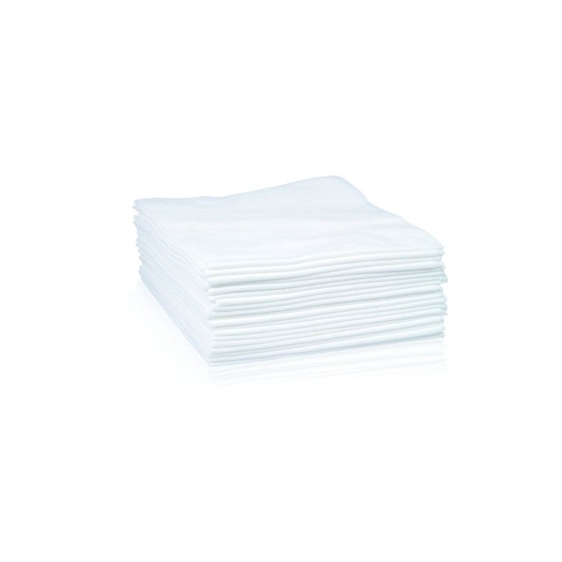 Disposable surgical scarves, 20 pcs. 70x40 cm, white wave